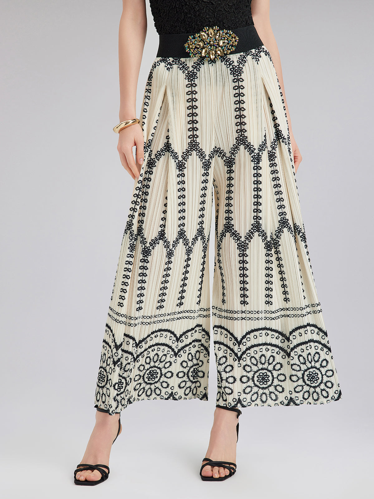 Lara – Completo Boho Plissé da Donna