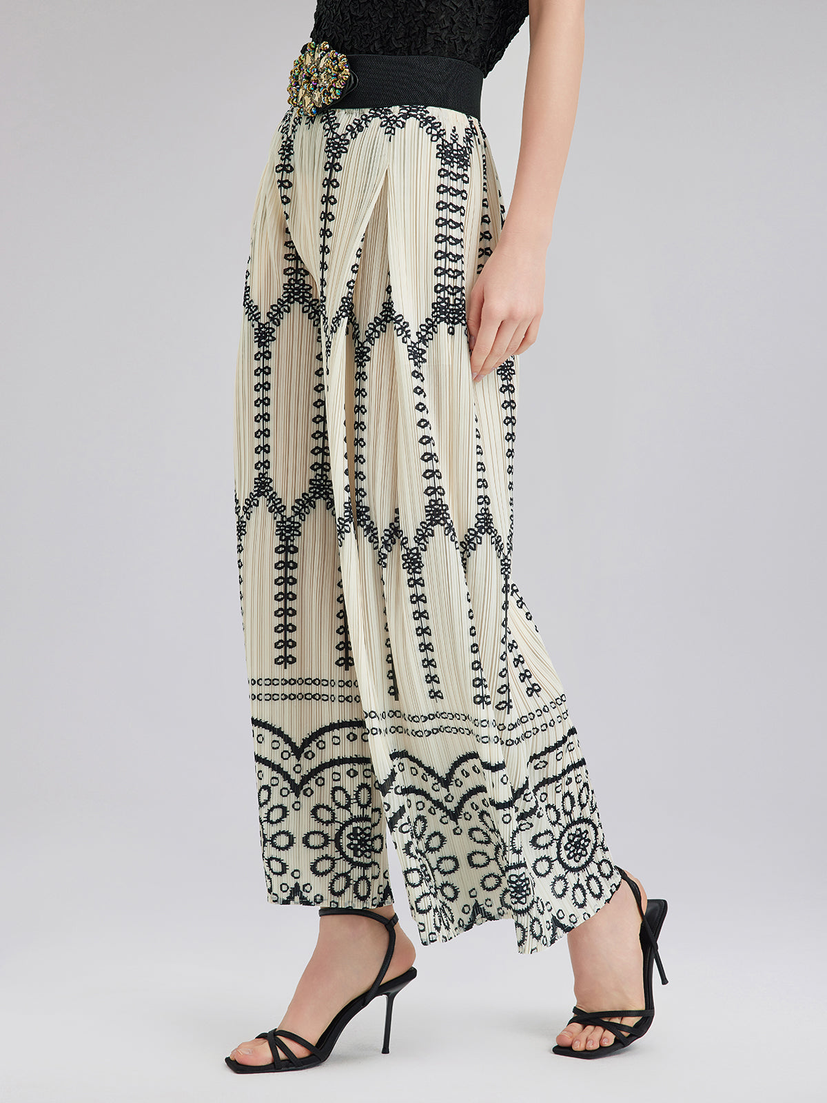 Lara – Completo Boho Plissé da Donna
