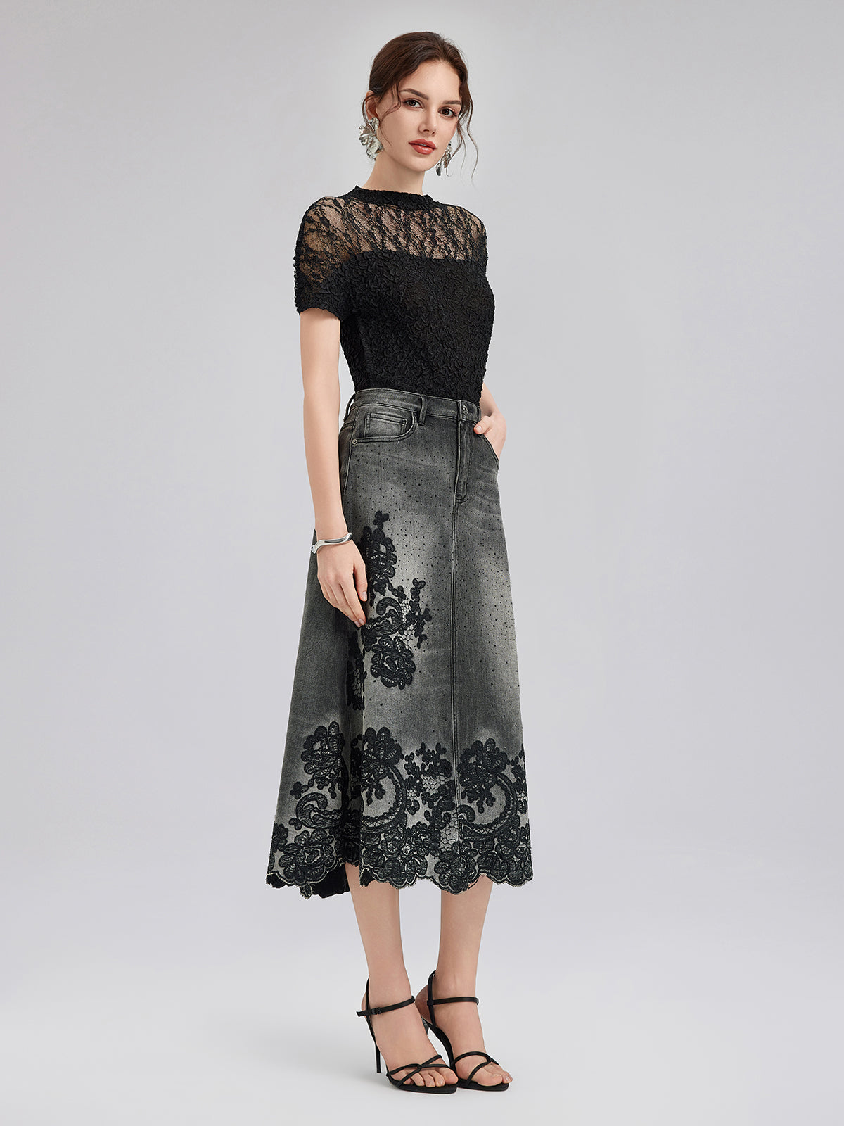 Lara – Completo Boho Plissé da Donna