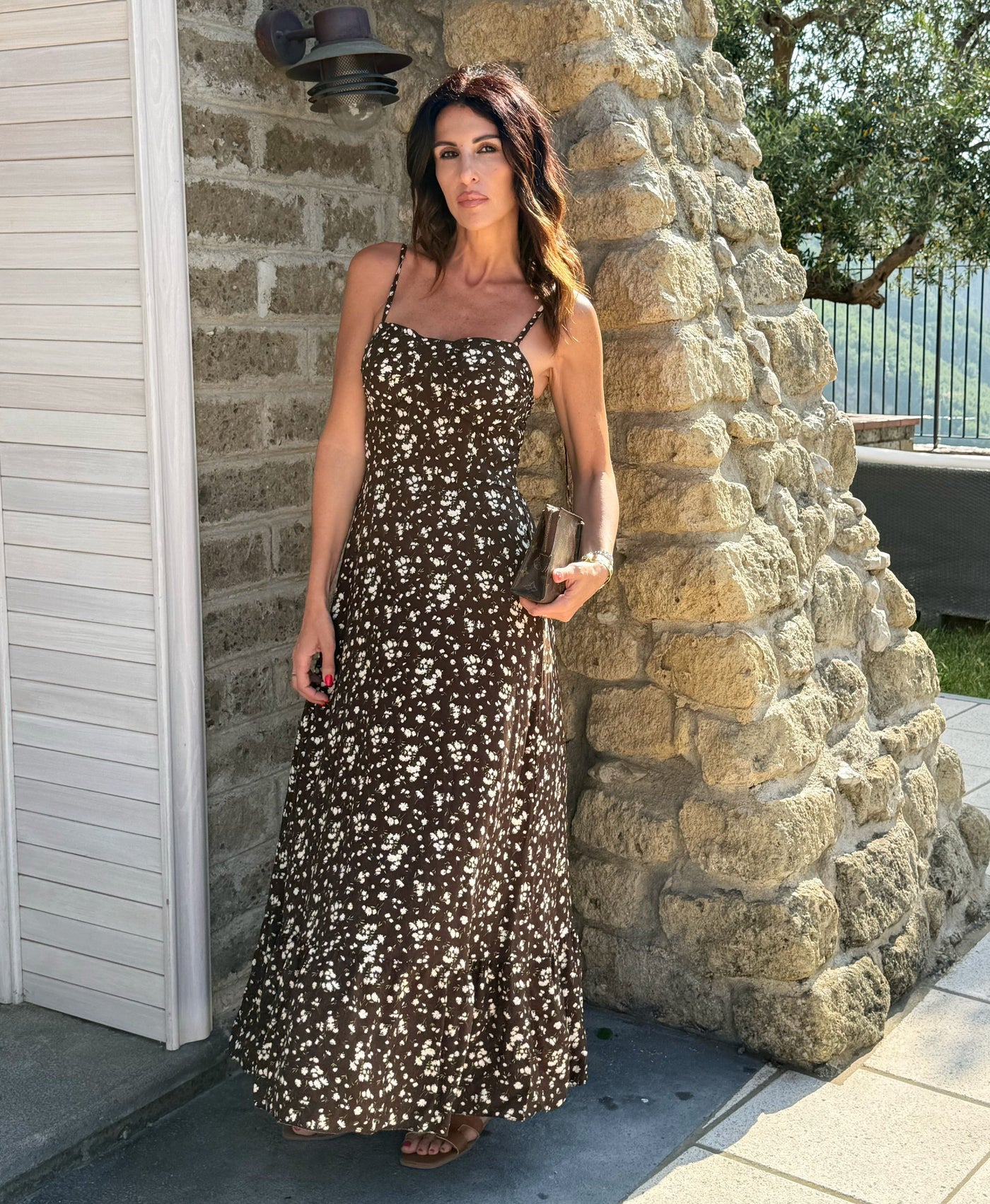 Julia – Abito Estivo da Donna con Corsetto e Fantasia Floreale
