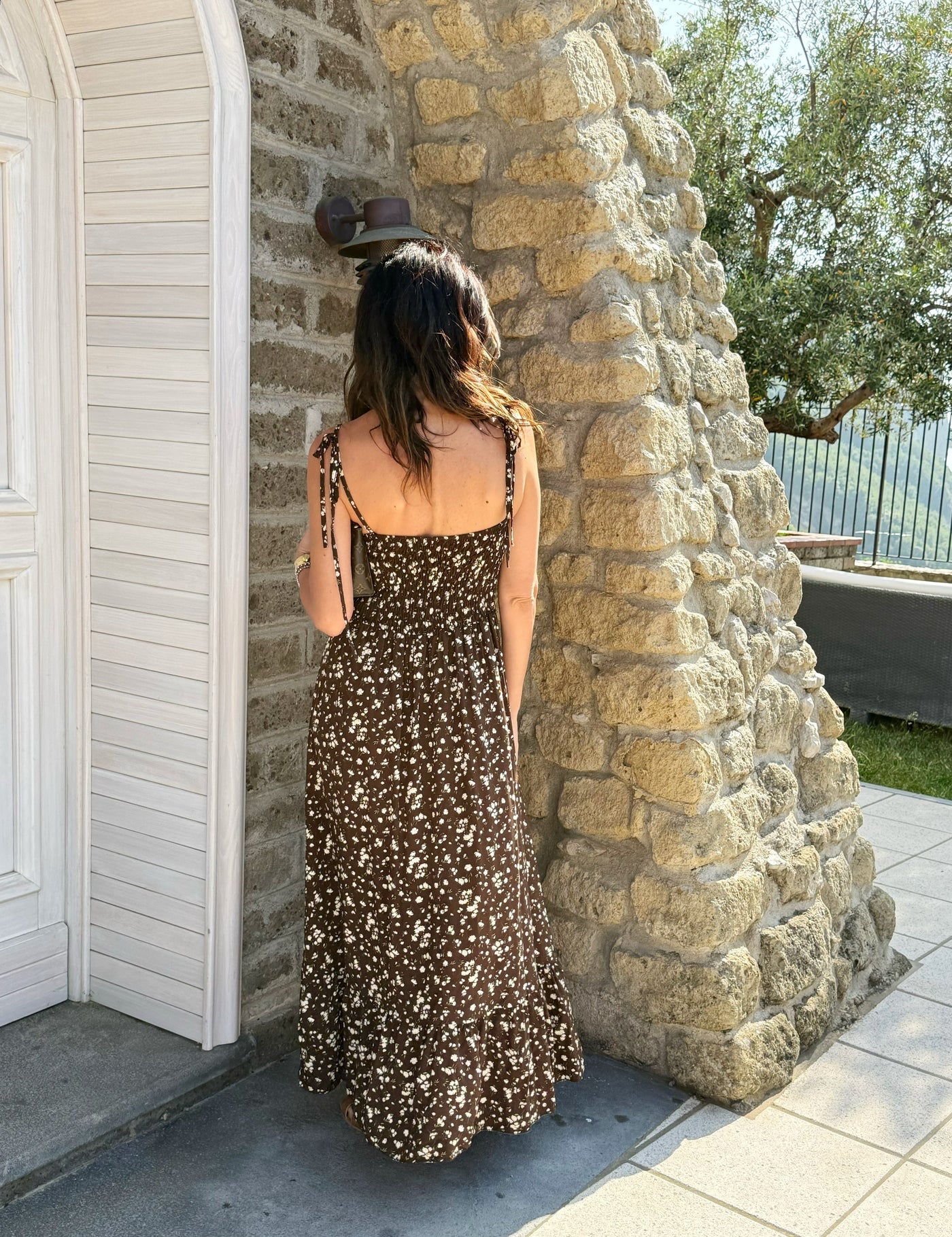 Julia – Abito Estivo da Donna con Corsetto e Fantasia Floreale
