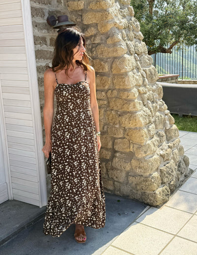 Julia – Abito Estivo da Donna con Corsetto e Fantasia Floreale