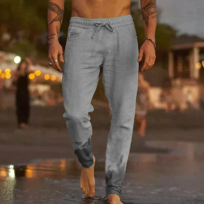 Pantaloni Leggeri Uomo in Lino