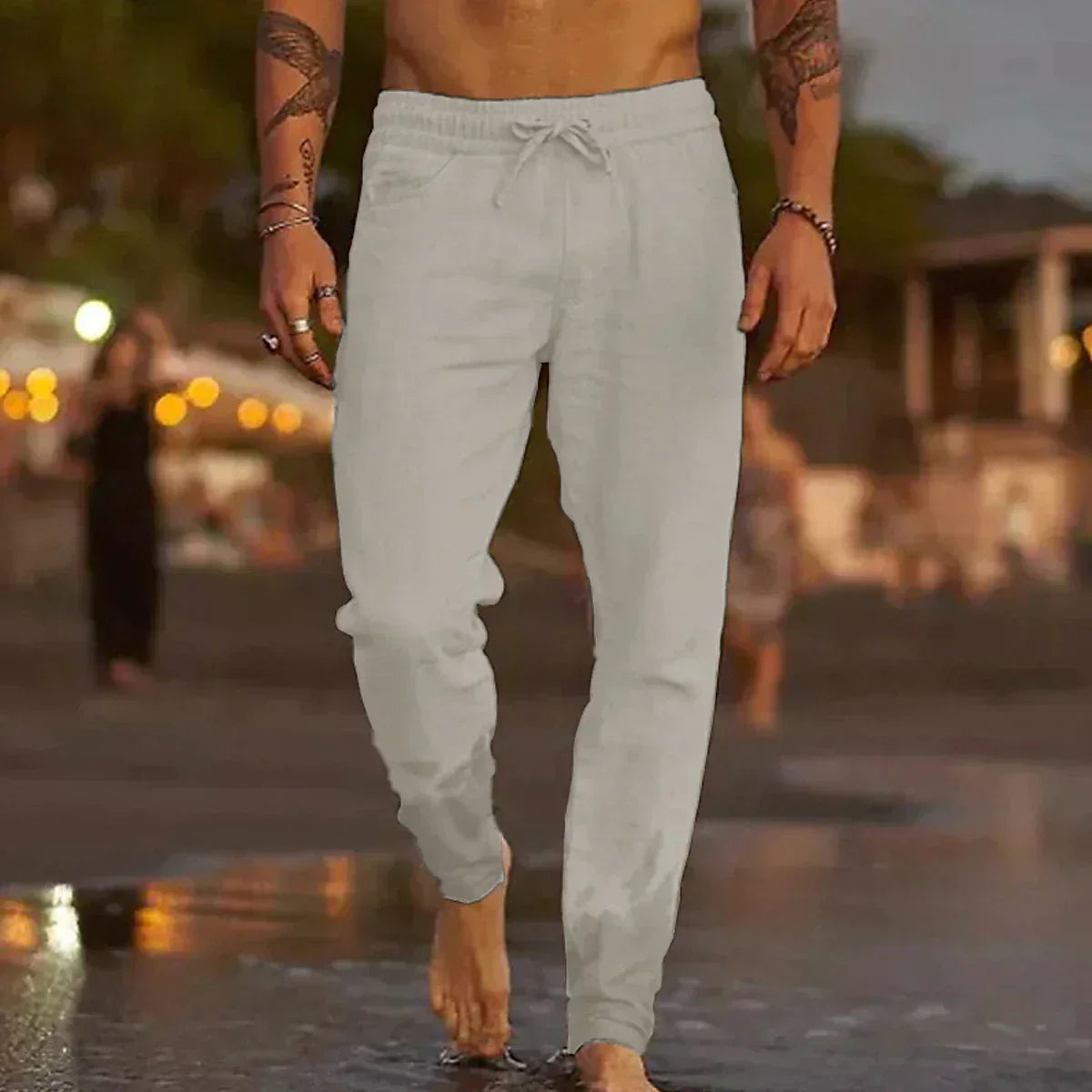 Pantaloni Freschi e Confortevoli Uomo