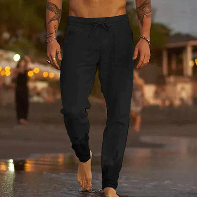 Pantaloni Leggeri Uomo in Lino