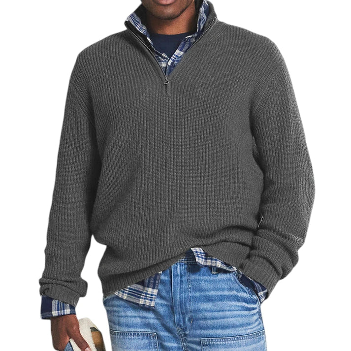 Maglione Uomo in Maglia a Coste