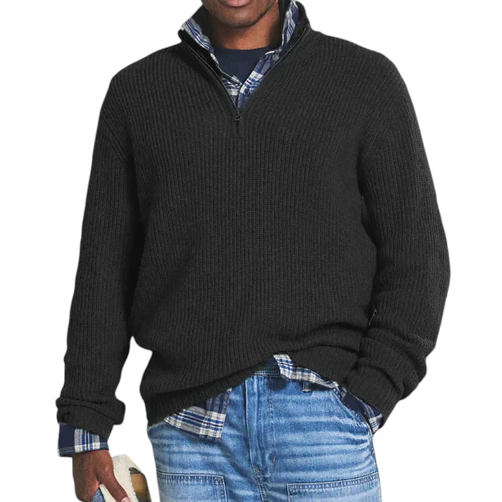 Maglione Uomo in Maglia a Coste