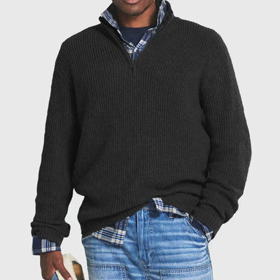 Maglione Uomo in Maglia a Coste