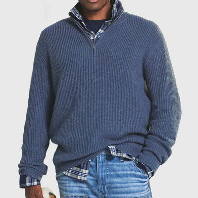 Maglione Uomo in Maglia a Coste