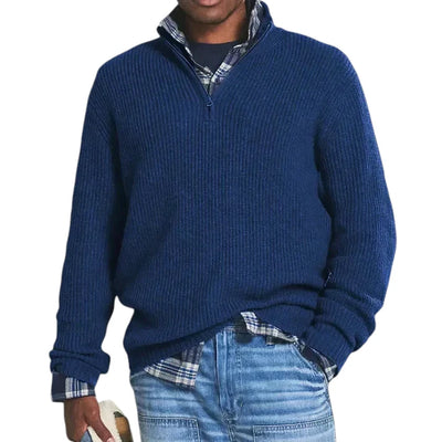 Maglione Uomo in Maglia a Coste