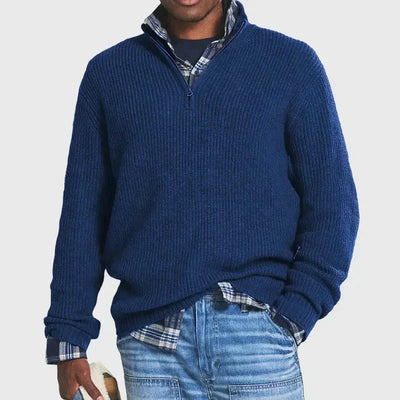 Maglione Uomo in Maglia a Coste