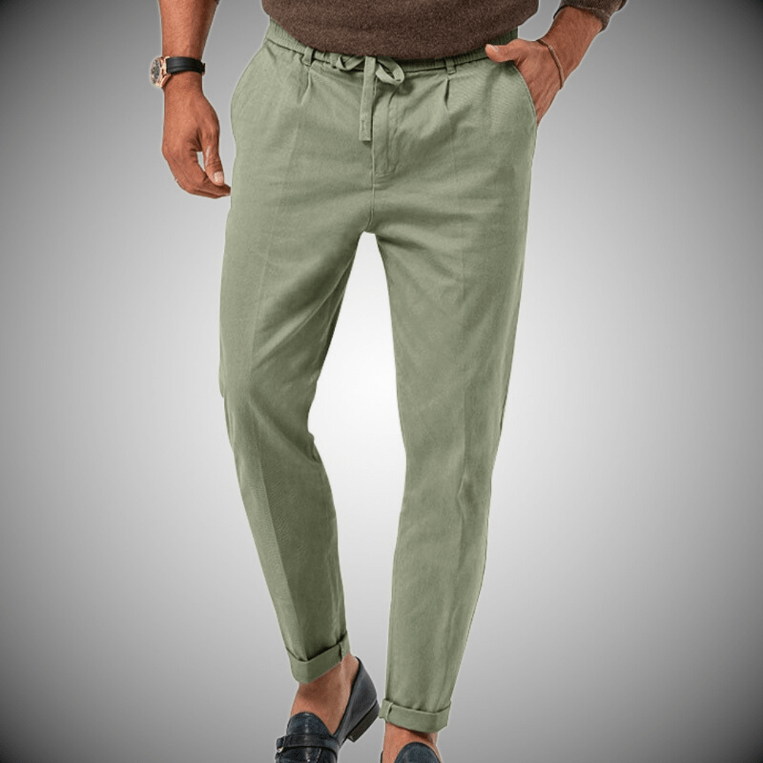 Pantaloni Uomo in Lino di Alta Qualità