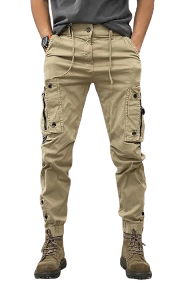 Pantaloni Cargo Elasticizzati con Elastan Uomo