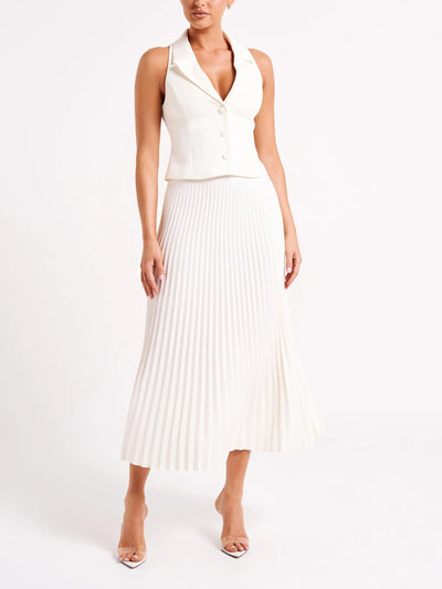 Rachel – Completo Gonna a Pieghe Eleganza Donna