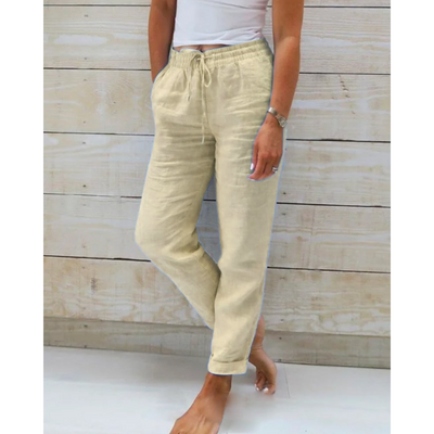 Confortevoli Pantaloni in Lino Donna