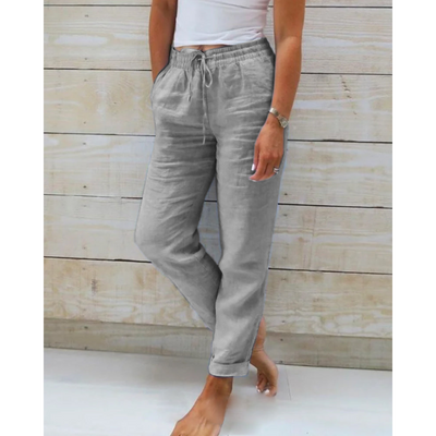 Confortevoli Pantaloni in Lino Donna