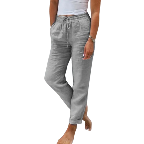 Confortevoli Pantaloni in Lino Donna