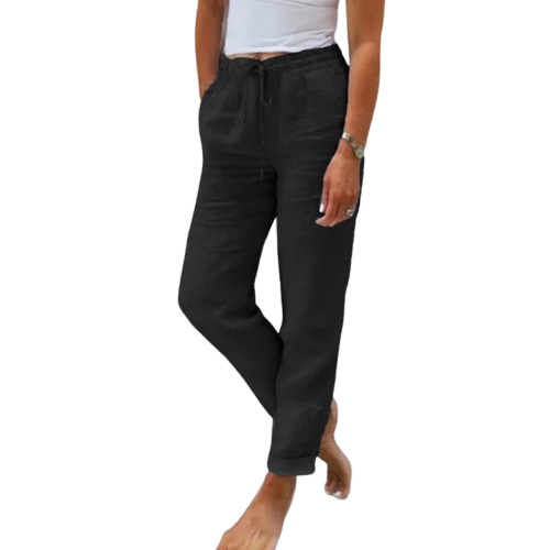Confortevoli Pantaloni in Lino Donna