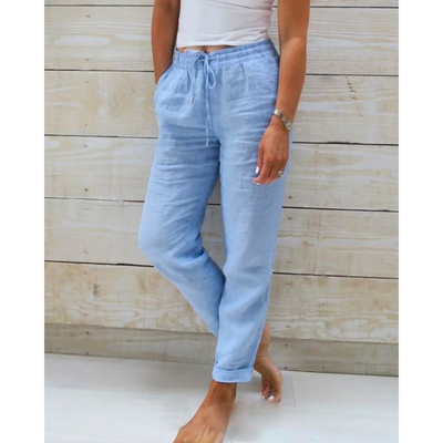 Confortevoli Pantaloni in Lino Donna