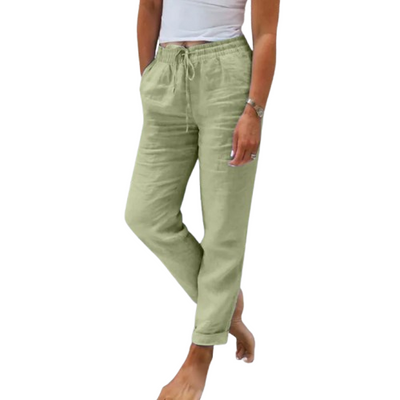 Confortevoli Pantaloni in Lino Donna