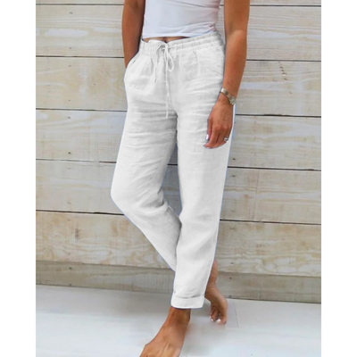 Confortevoli Pantaloni in Lino Donna