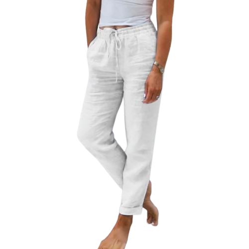 Confortevoli Pantaloni in Lino Donna