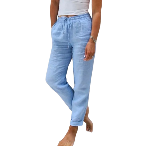 Confortevoli Pantaloni in Lino Donna
