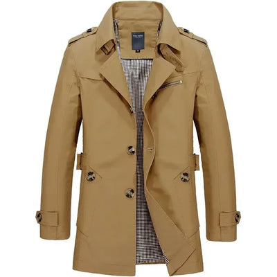 Trench Estivo Classico Comodo Uomo – Soprabito Leggero Elegante