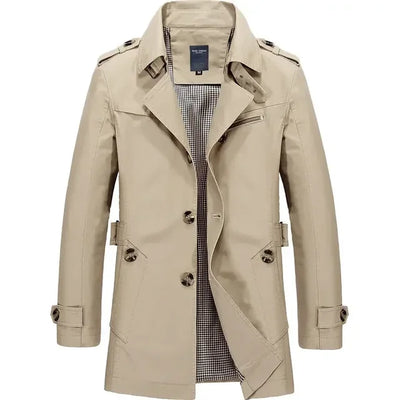 Trench Estivo Classico Comodo Uomo – Soprabito Leggero Elegante