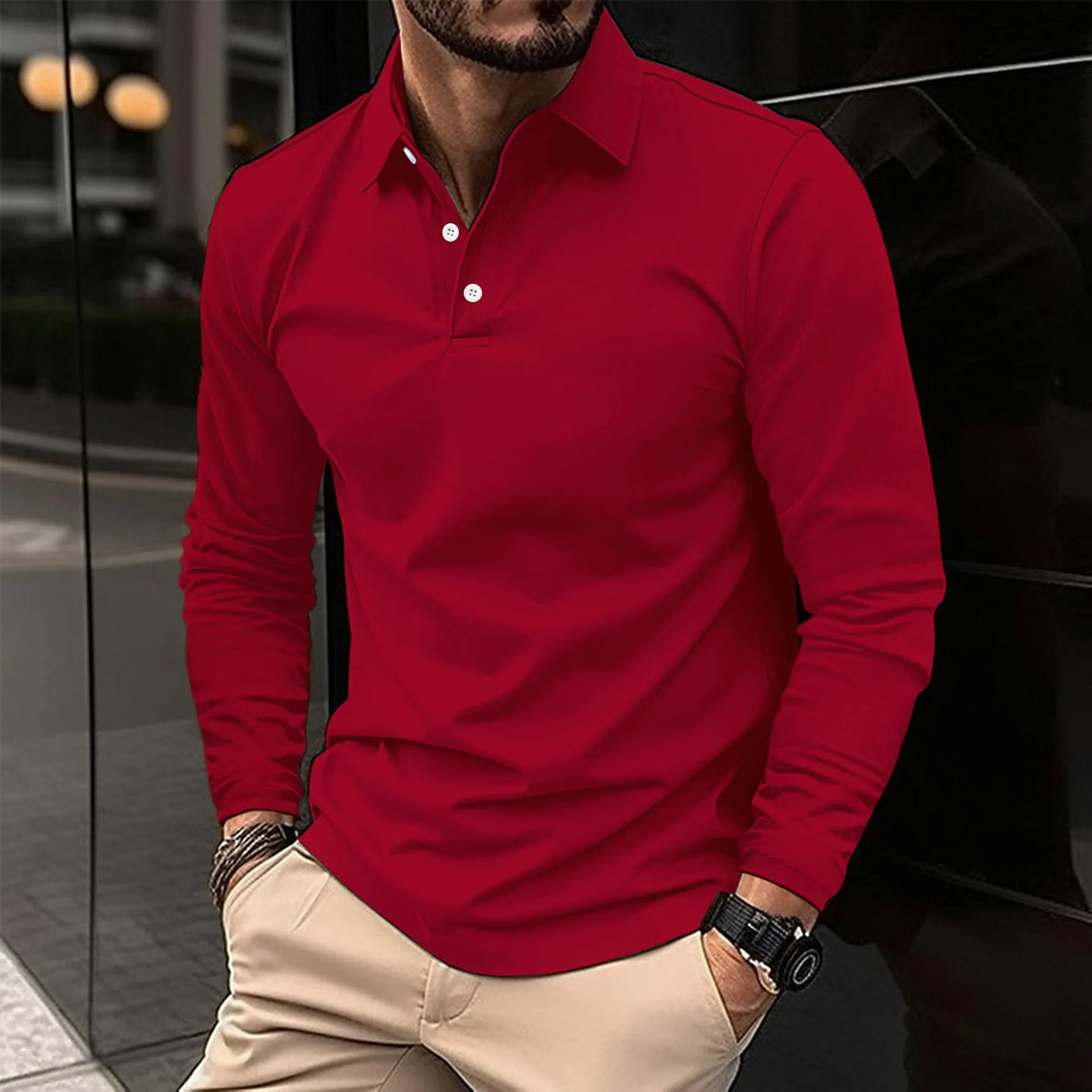 Polo in Cotone Mist Uomo