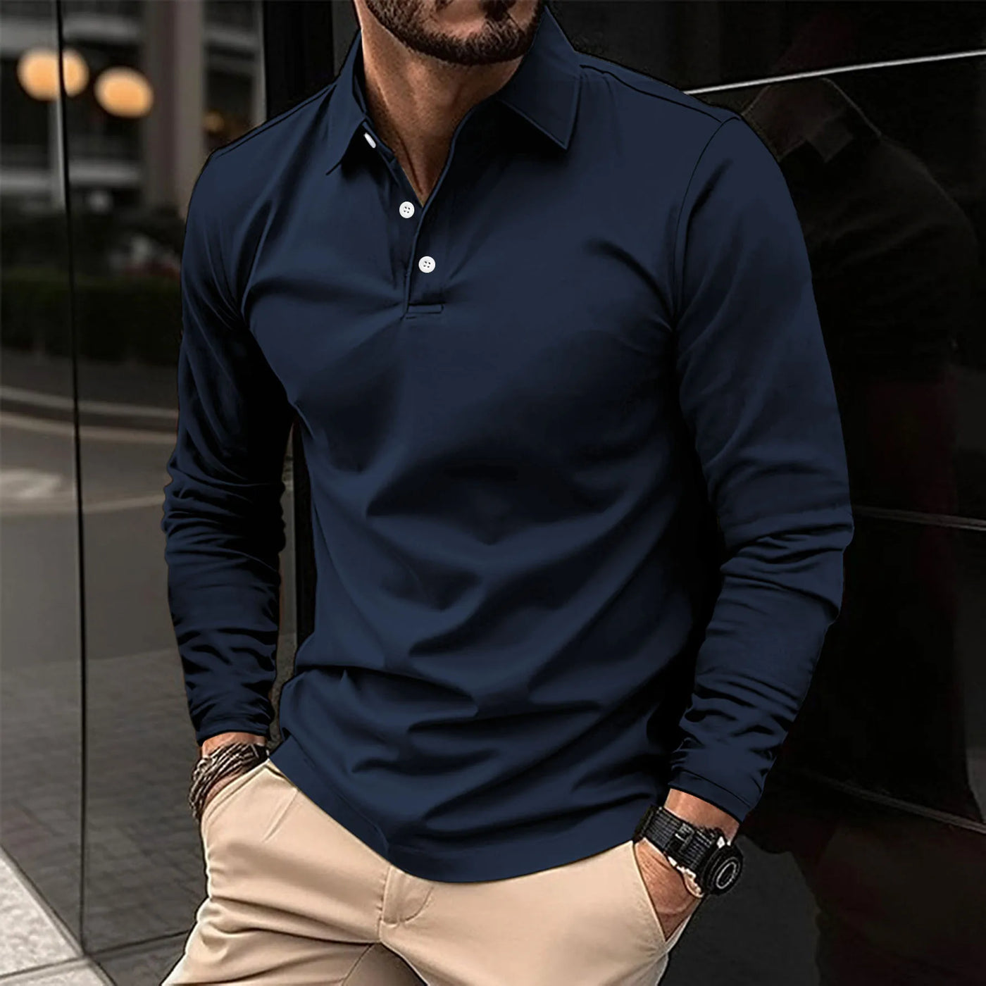 Polo in Cotone Mist Uomo