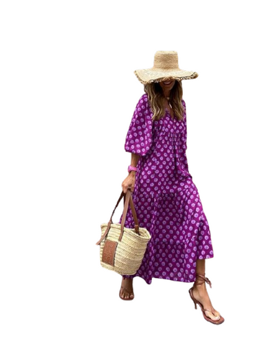 Vestito Lungo Bohemien Donna