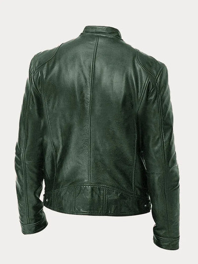 Giacca in Pelle Casual Uomo