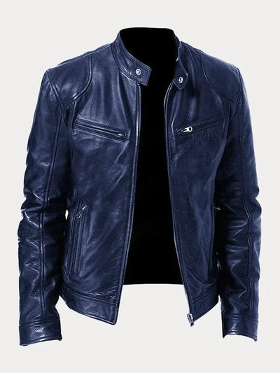 Giacca in Pelle Casual Uomo
