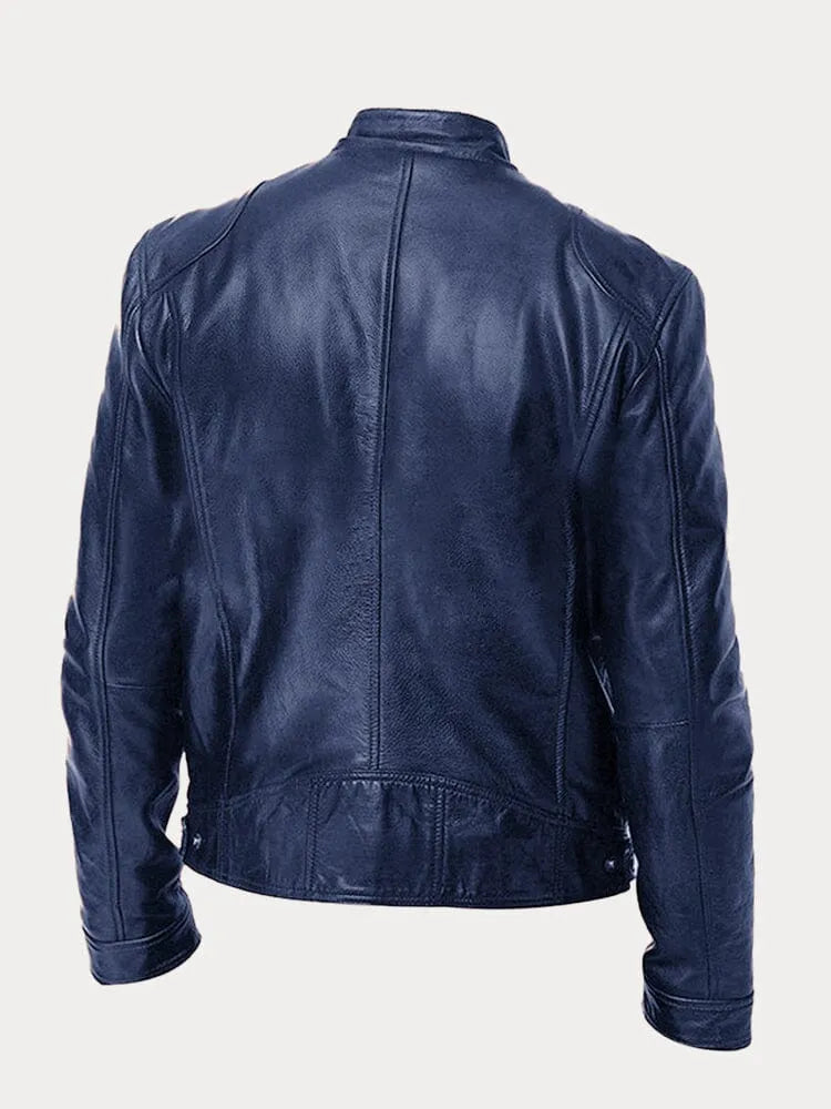 Giacca in Pelle Casual Uomo