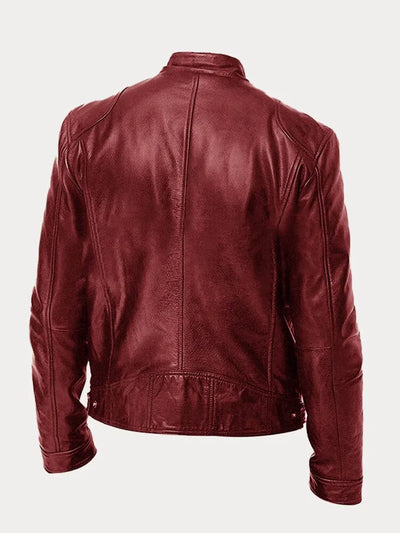 Giacca in Pelle Casual Uomo