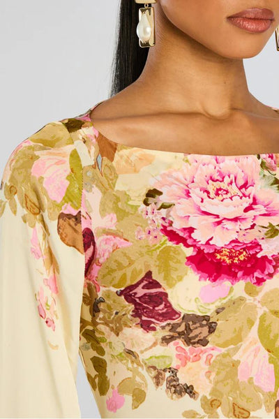 Darlene – Abito Lungo Donna Stile Boho con Fantasie Floreali