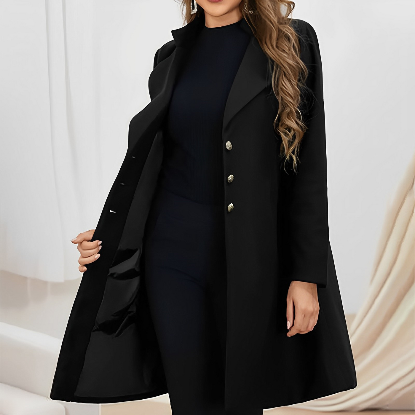 Cappotto Elegante Donna dal Tocco Raffinato