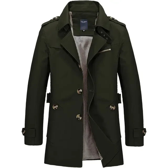 Trench Estivo Classico Comodo Uomo – Soprabito Leggero Elegante