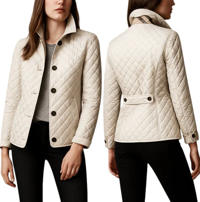 Elegante Giacca in Seta e Cotone Donna