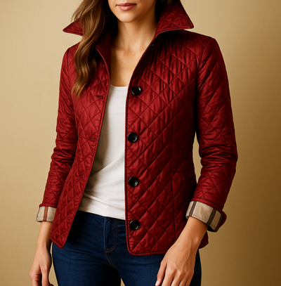 Elegante Giacca in Seta e Cotone Donna