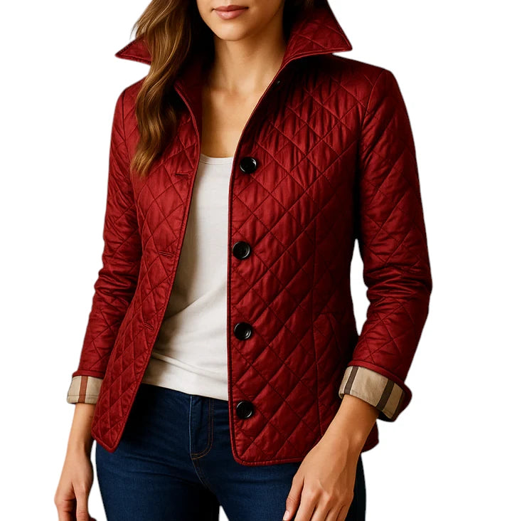 Elegante Giacca in Seta e Cotone Donna