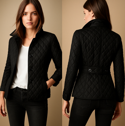 Elegante Giacca in Seta e Cotone Donna