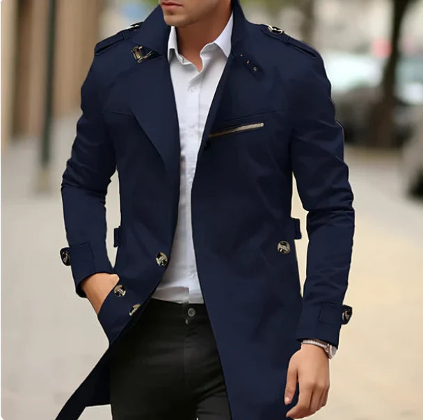Trench Estivo Classico Comodo Uomo – Soprabito Leggero Elegante