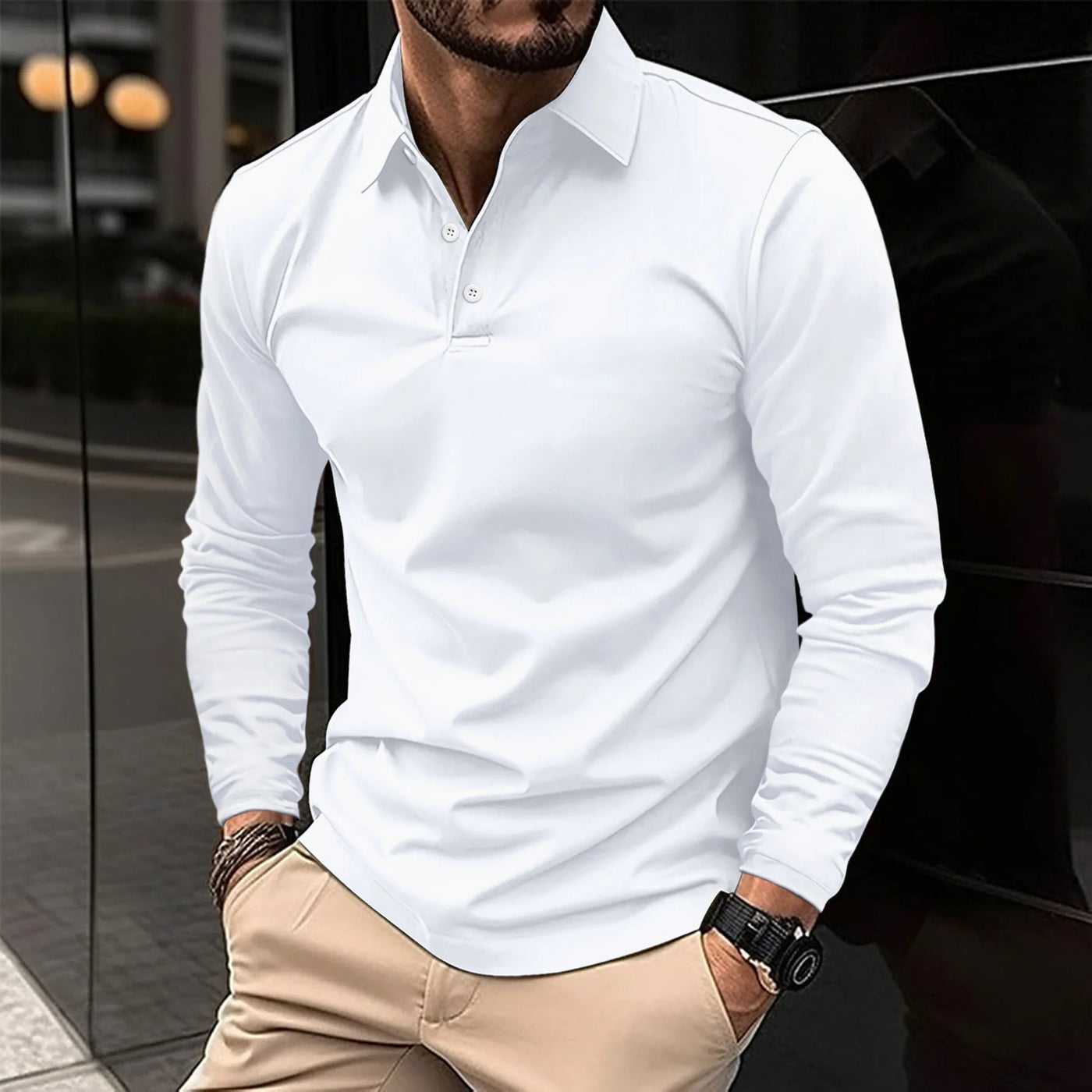 Polo in Cotone Mist Uomo