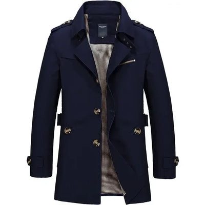 Trench Estivo Classico Comodo Uomo – Soprabito Leggero Elegante