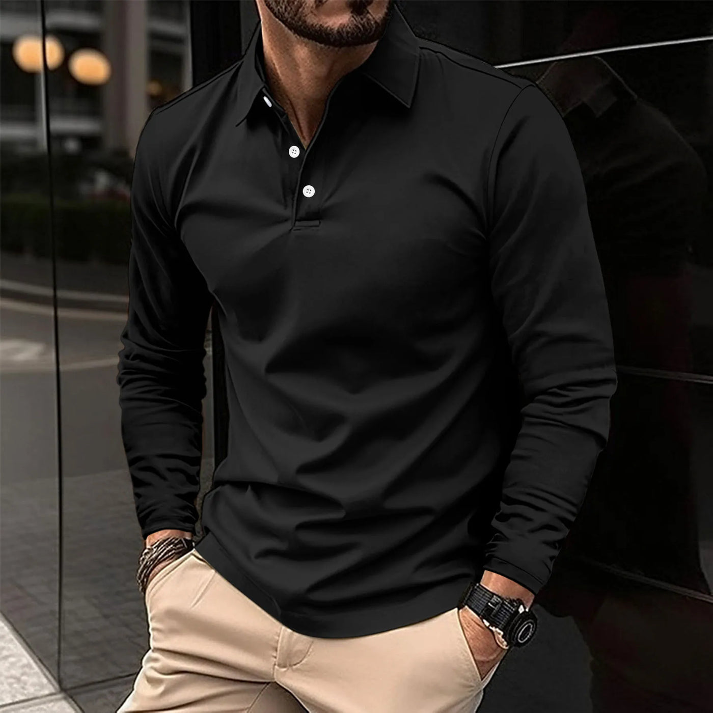 Polo in Cotone Mist Uomo