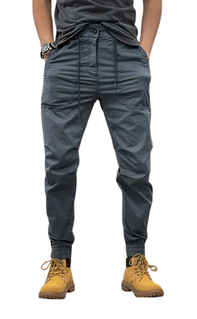 Pantaloni Cargo Elasticizzati con Elastan Uomo