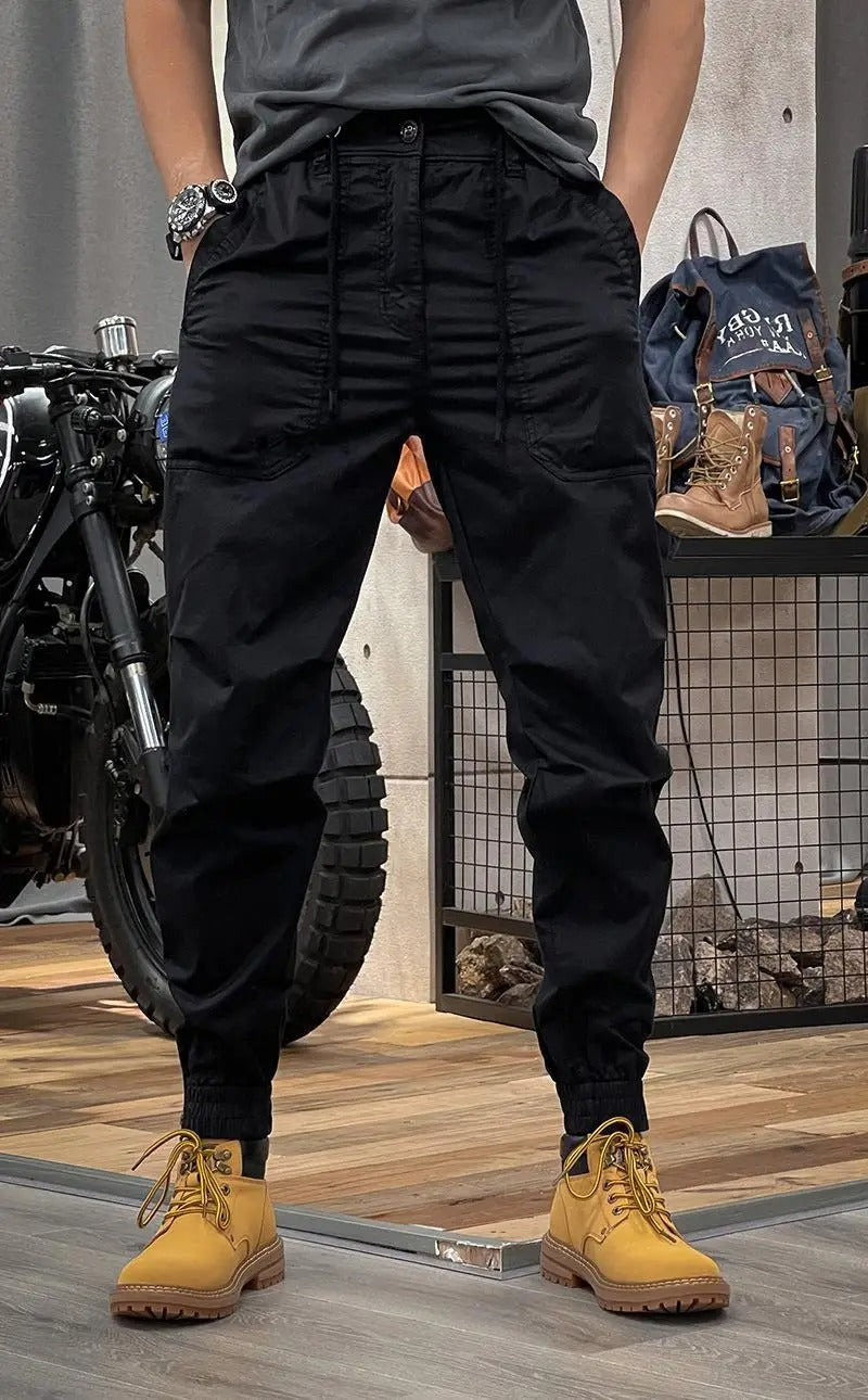 Pantaloni Cargo Elasticizzati con Elastan Uomo