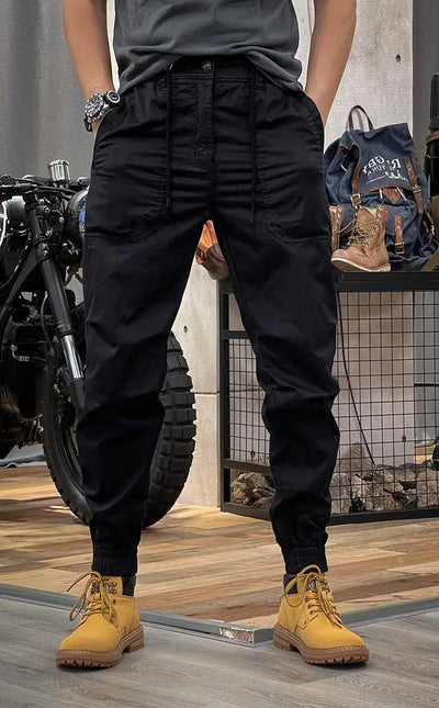 Pantaloni Cargo Elasticizzati con Elastan Uomo